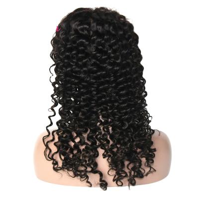 China Deep Wave Fashion Deep Wave 150% 180% Density 13x6 HD Swiss Lace Frontal Wigs Pre Plucked Raw Indian Remy Virgin Hair No Chemical for sale