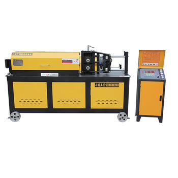 China Building Material Shops Zero Error Hydraulic Rebar Straightening Machine And Cutting Machine for sale