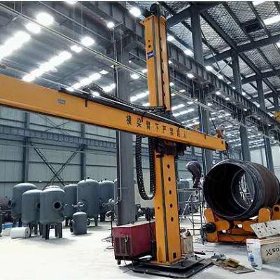 China Building Material Shops Heavy Duty Column And Boom Welding Machine for sale