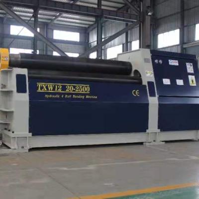 China Hydraulic Aluminum Plate Rolling Mill Four Rollers Cone Bending Machine Steel Plate Rolling Rolling Machine for sale