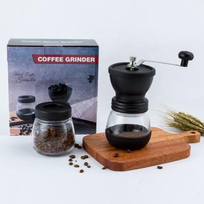 China Washable Ceramic Core Viable Manual Coffee Grinder Coffee Bean Burr Grinders Mill Portable Coffee Grinder for sale