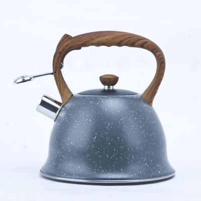 China 3 Liters Whist Kettle Stainless Steel Tea Kettle Whistling Water Kettle for sale