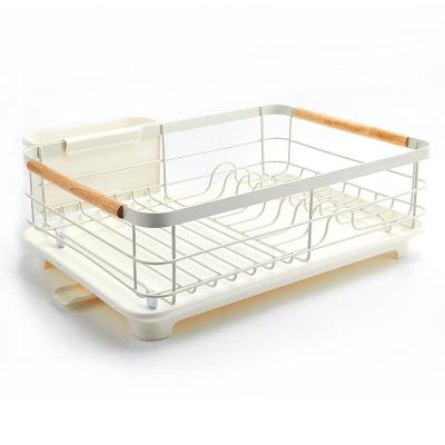 China New Modern Kitchen Storage Bowl Plate Drain Hanging Rack Dish Drying Rack Metal Iron Wire Dish Rack for sale