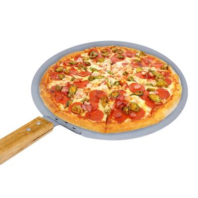 China Amazon Success Disposable Kitchen Accessories 9 Inch Pizza Handle Wooden Skin Peel Pizza for sale