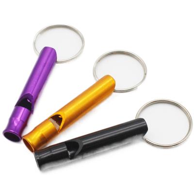 China New Design Stainless Steel Color Loss Prevention Dog Viable Multiple Training Pet Whistle for sale