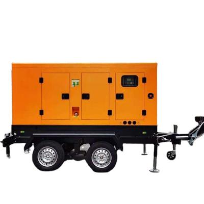 China 50kw 65kva Mobile trailer silent diesel generator set BC62T for sale