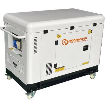 China 10kw 10kva  Portable Silent Diesel Power Generator DG12000SE for sale