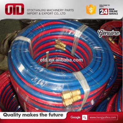 China 6mm Synthetic Rubber Oxygen / Acetylene Twin Welding Hose for sale