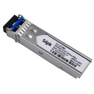 China Compatible Telecom Network GLC-EX-SMD Cisco 1000BASE-EX SFP 1.25G 1310nm 40km DOM LC SMF Transceiver Module for sale