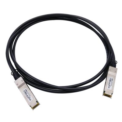 China Passive Direct Copper Twinax SFP SFP28 QSFP+ QSFP28 DAC Cable FTTH FTTX System 10G 25G 40G 100G Attach Support for Cisco/Huawei/Hpe/Aruba for sale