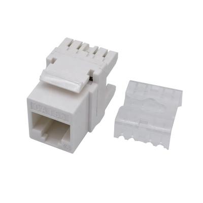 China Telecom Toolless Cat5e / Cat6 UTP RJ45 Keystone Modular Jack For Amp Short Style for sale