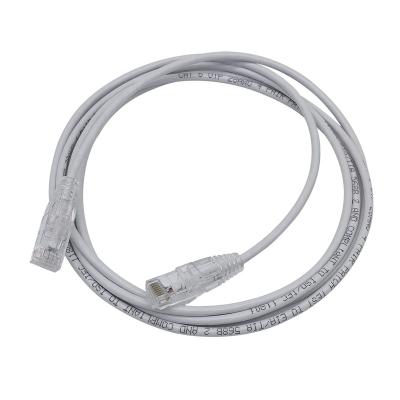 China Telecom Communication 28AWG Cat6 Snag Less RJ45 Patch Tie (UTP) 28 A.W.G Ethernet Network Patch Cable Unshielded Thin Cord. for sale