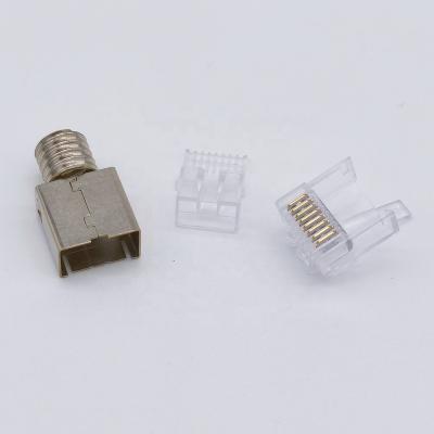 China 8P8C Automotive Cat6 Shielded Modular Plug Connector Kit For Commscope Type for sale