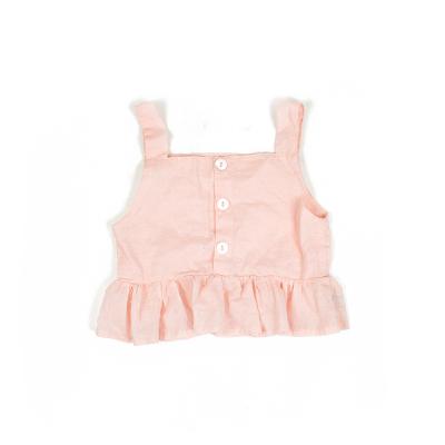 China Sustainable Cute Baby Girls Shirts High Quality Baby Tops Ruffles Wholesale Babies Shirts for sale