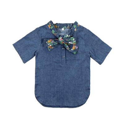 China New Design Light Denim Anti-Shrink Baby Clothes Boutique Babies Baby Spring Clothes for sale