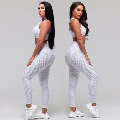 China Wholesale Breathable Sexy High Waisted Anti Cellulite Leggings Sets Tights Fitness Yoga Leggings for sale