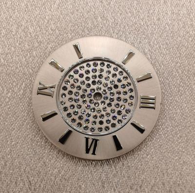 China Styles OEM Custom Watch Dial Diamond With Metal Stickers for sale