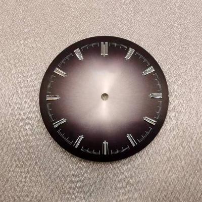 China Nh35 Brass Watch Dial Design Indexes Metal Stickers Custom Watch Dial Making for sale