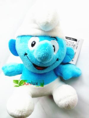 China stuffed genius Smurfs blue 18cm lovely smurfs boy toy stuffed plush Smurfs new model gift for sale