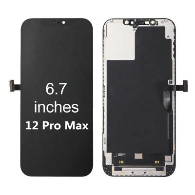 China 6.7 inch Screen Gesture Operation Hot Sales Mobile Phone LCD Display for iphone 12 pro max with high quality for sale