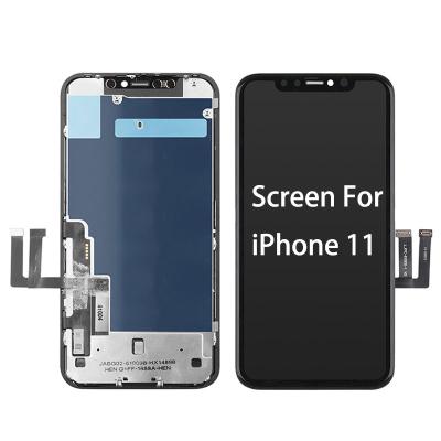 China Factory Wholesale Different Models Gesture Operation Mobile Phone LCD Digitizer Parts Cell iPhone 11 LCDs Touch Display for sale