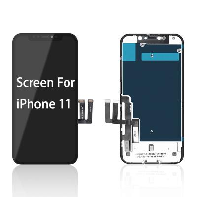 China Wholesale 100% Original Gesture Operation Screened OLED LCDs Mobile Phone Screen Display Touch Screen For iPhone 11 for sale