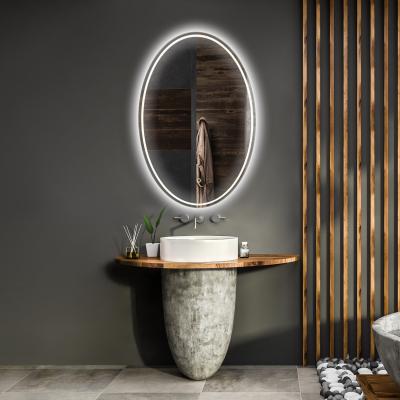 China Hot sale contemporary LED illuminated bathroom mirror silver mirror led backlit mirror for sale