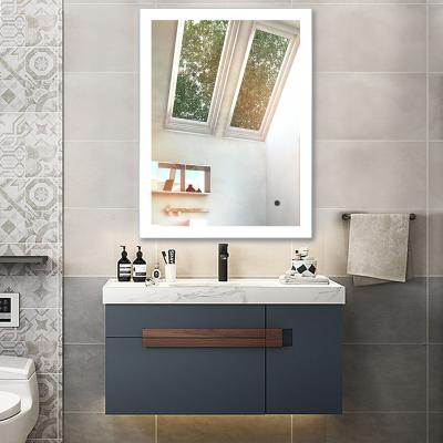 China Contemporary Popular Bathroom Mirror LED Mirror With Touch Sensor Switch Illuminated Mirror for sale