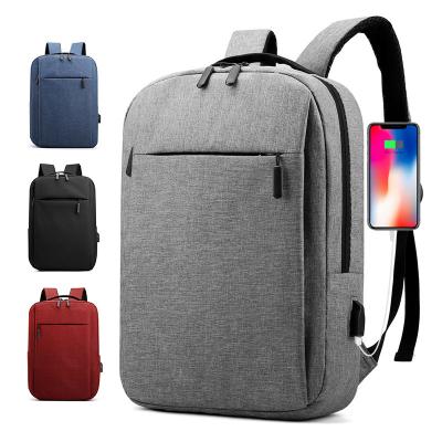 China With Hot Selling USB Waterproof Laptop Bags Nylon Laptop Backpack Travel Customized Filling USB Men Laptop Backpack Business for sale