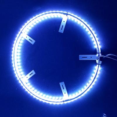 China NEW STYLE car accessories 17 INCH dual row RGB LED wheel light car led wheel ring 14 inch for sale