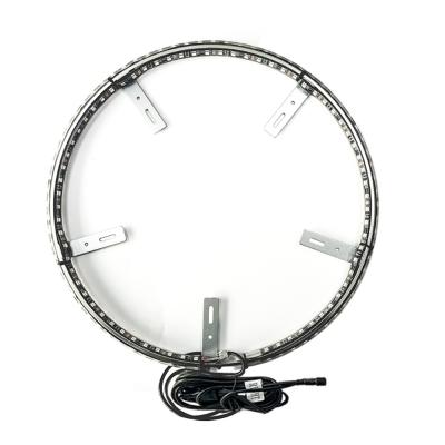 China Factory Supply Car Accessories 14 Inch Dual Row RGB LED Wheel Light Automotive 15 Inch Led Wheel Ring 14 Inch for sale