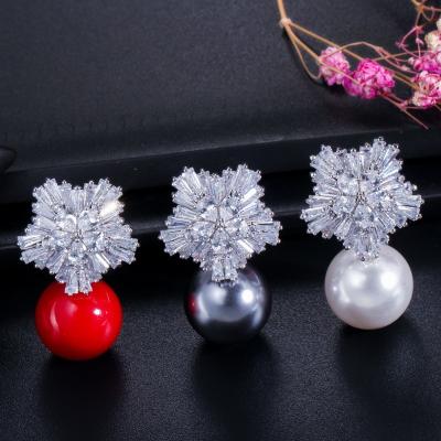 Китай Fashion zirconia earrings cz earrings classic simple earrings design jewelry earrings necklace jewelry set продается