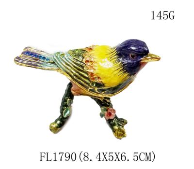 Китай jewelry boxes for women small metal trinket box bird trinket jewelry box продается