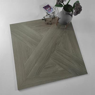 China Japan Style manufacturer direct sale 600x600mm vitrified wood tiles Japan Style wood  tile non slip wood ceramic tile for sale