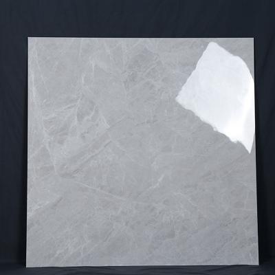 China Modern tiles for big size Polished Glazed Grey Interior Marble Porcelain 1000x1000 Tiles, 100x100 Floor Tiles for sale