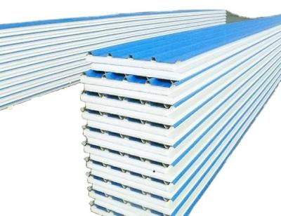 China Traditional/industrial/minimalist/European universal polyurethane sandwich panel for thermal insulation and fire protection in factory buildings and gymnasiums for sale