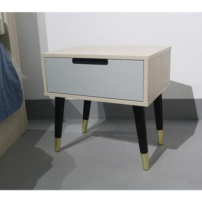 China New Design Modern Bed Room Side Table For Hotel Apartment Bedside Table Night Stand Home Bedside Table for sale