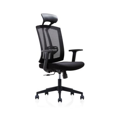 China Fine Workmanship Modern Executive With Ergonomic Headrest Swivel Fabric Seat Office Chair for sale