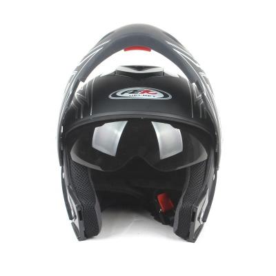 China ABS Flip Up Motorcycle Helmet With Double Visor for sale