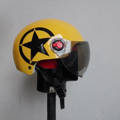 China New Design Wholesale Yellow Color Open Face Helmet Open Face Helmet for sale