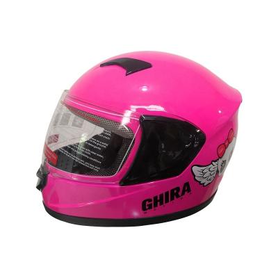 China Pink Full Face Helmet Popular Safety Full Face Motorcycle Kids Helmet for sale