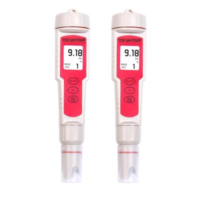 China Portable Digital pH Pen Water Quality Tester Temp pH TDS Meter Tester with ATC for Aquarium Fishing Monitor 210mm*80mm*50mm for sale