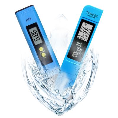 China Water Quality Purity Monitoring Digital TDS Tester / EC / pH / Temperature Meter As One Set 180mm*60mm*60mm for sale