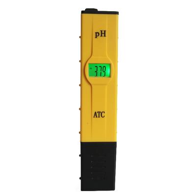 China Measuring Range 0~14 Pen Type pH Meter Water Quality Tester With Backlight 17*5.5*2.9cm for sale