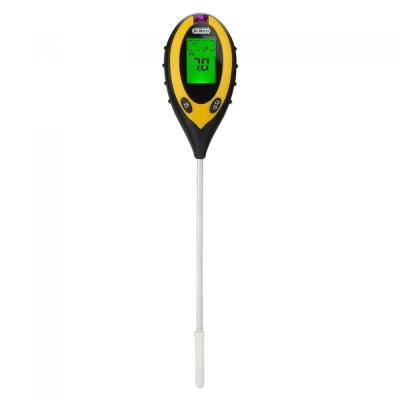 China Hot Selling 4 in 1 Digital Soil Meter for Plant Temperature Sunlight and Measure pH Moisture 32*6*3.8cm for sale