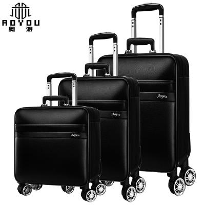 China PU case best multifunctional smart suitcase travel luggage for wholesales for sale