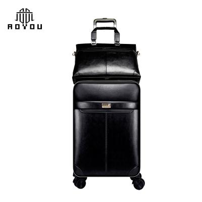 China High Quality PU OEM Travel Luggage Trolley Bags With Great Price for sale