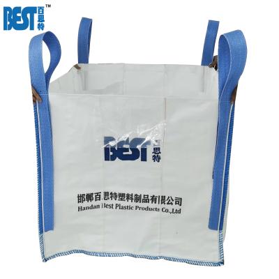 中国 FIBC Bulk Bags Polypropylene ANTISTATIC For Cement Fertilizer 1 Ton Jumbo Bag 販売のため