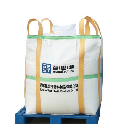 中国 1000Kg 1500kg ANTISTATIC Capacity Ton Jumbo Bag For Building Economy Material 販売のため