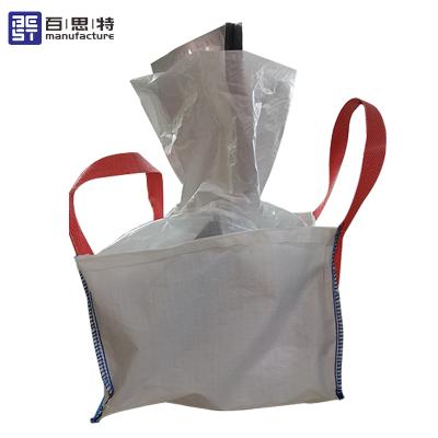 中国 ANTISTATIC Large 1 Ton Polypropylene FIBC Bulk Bag PP Green Plastic Cement Bag Chemical Bags 販売のため